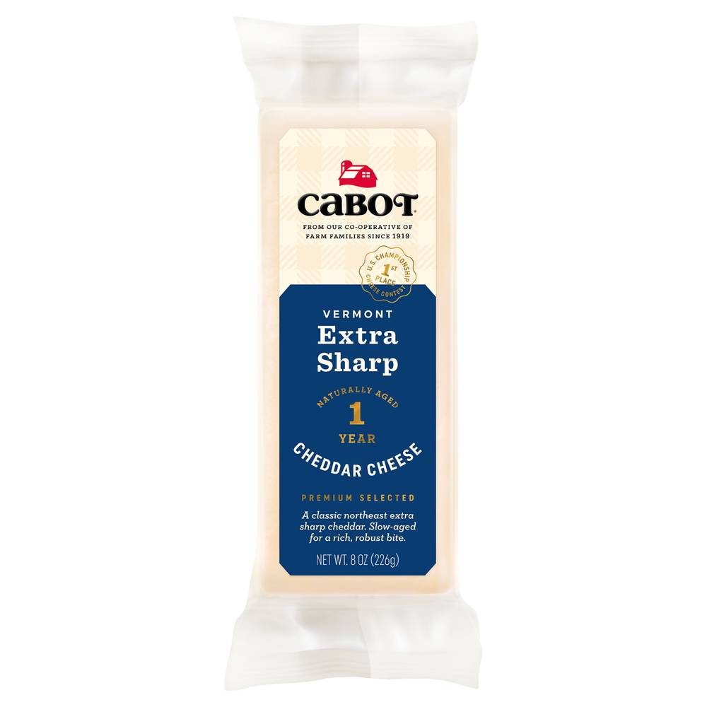 Cabot Vermont Extra Sharp Cheddar Cheese (8 oz)