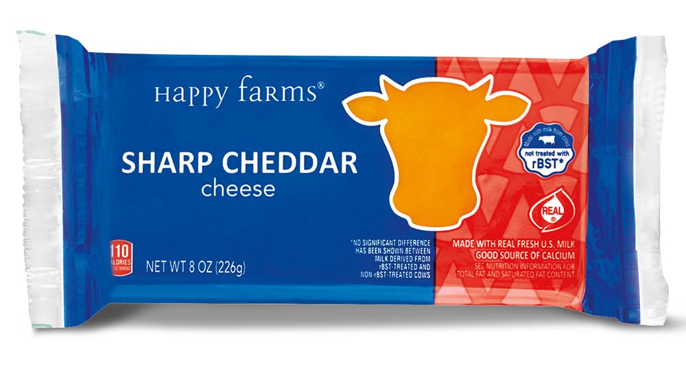 Happy Farms Sharp Cheddar Cheese (8 oz)
