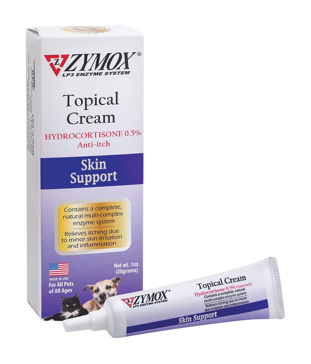Zymox® 0.5% Hydrocortisone Skin Support Topical Cream (Size: 1 Oz)
