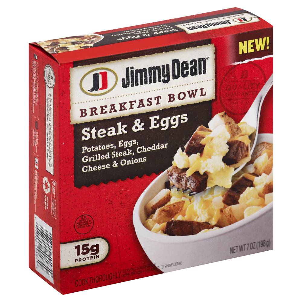 Jimmy Dean Steak & Eggs Breakfast Bowl