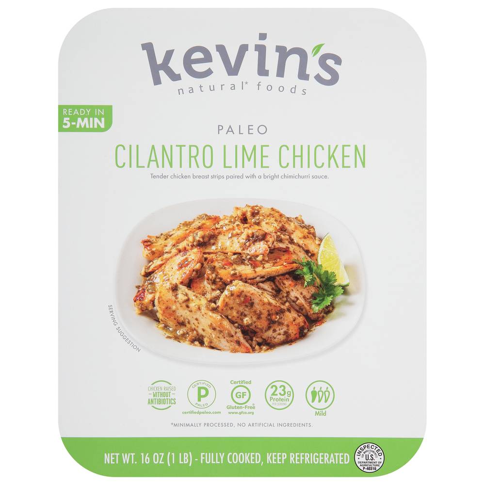 Kevin's Natural Foods Paleo Cilantro Lime Chicken (1 lbs)