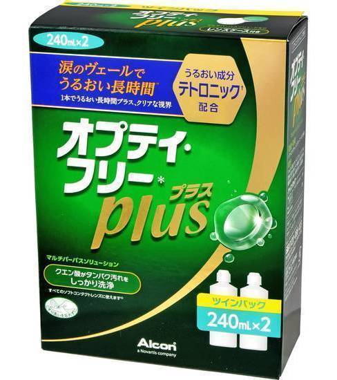 オプティ・フリープラスツインパック２４０ｍＬｘ２本:4961889090574