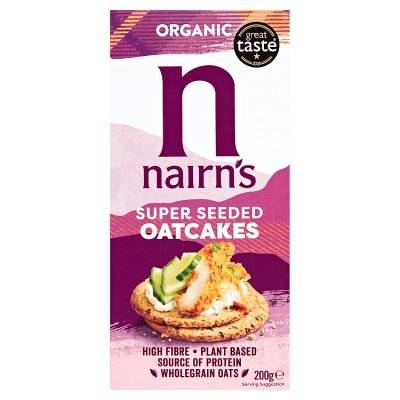 Nairn's Organic Super Seeded Oatcakes (200g)