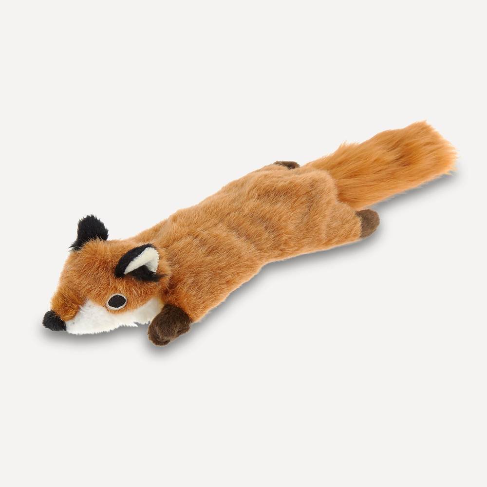 Joyhound Crazy Comfy Realistic Fox Flattie Dog Toy