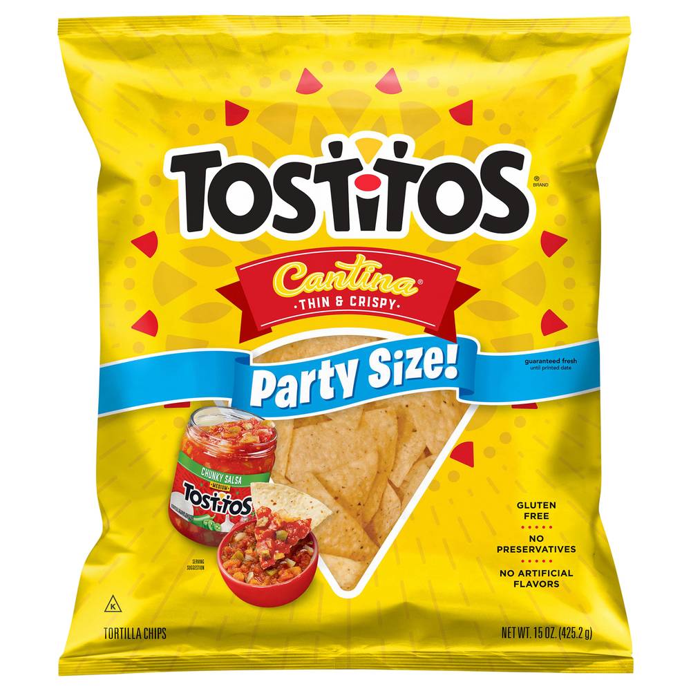 Tostitos Cantina Thin & Crispy Party Size Tortilla Chips (15 oz)