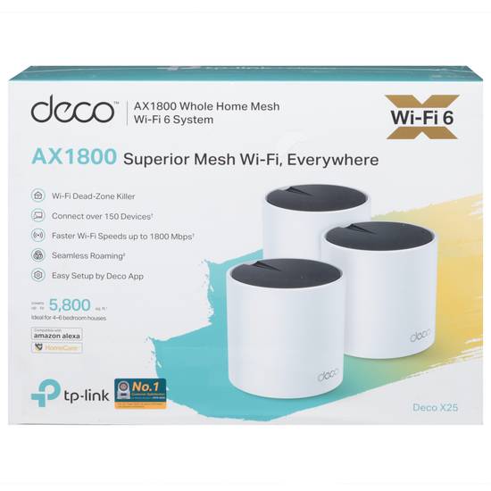 Deco Tp-Link Ax1800 Whole Home Mesh Wi-Fi 6 System