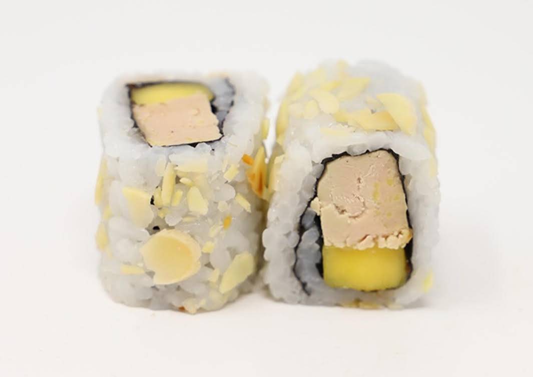 54- California roll foie gras mangue confiture de figues amandes