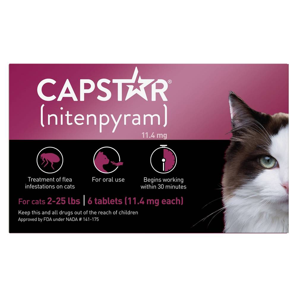 Capstar™ 2-25 Lb Cat Flea Treatment - 6 Count