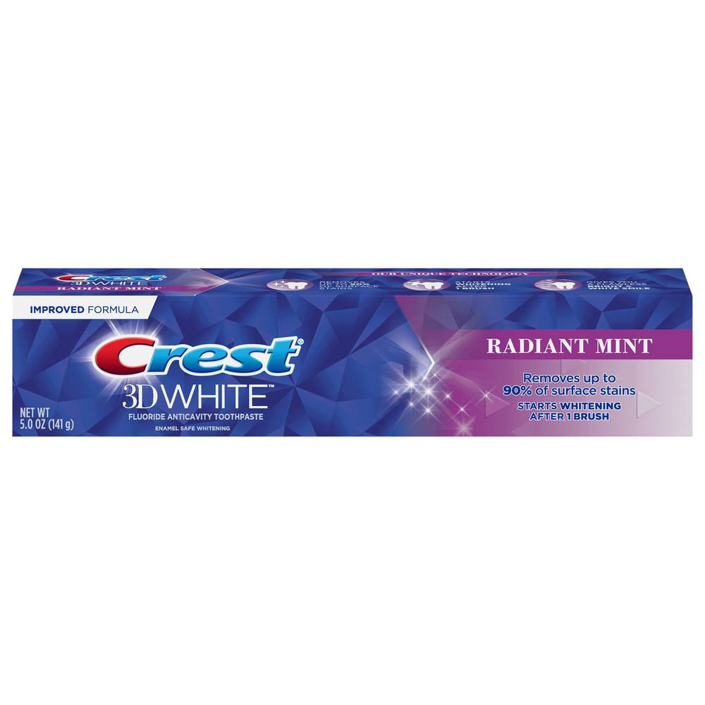 CREST 3D White Radiant Mint Toothpaste (5 oz)