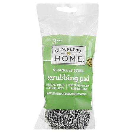 Complete Home Stainless Steel Scrubber (3ct)