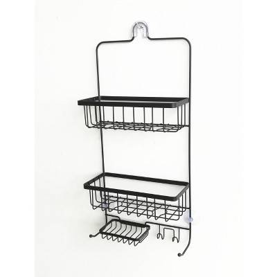 Threshold Bathroom Shower Caddy, Black