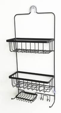 Threshold Bathroom Shower Caddy, Black