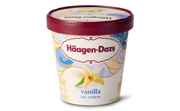 Haagen Dazs No Bean Vanilla, 14 oz