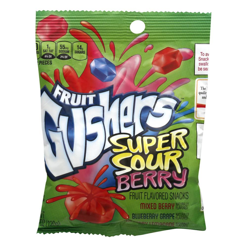 Gushers Fruit Super Sour Berry (4.4 oz)