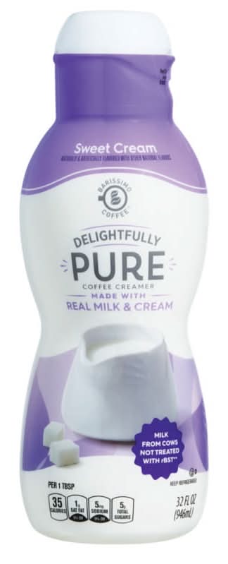 Barissimo Delightfully Pure Creamer, Sweet Cream (32 fl oz)
