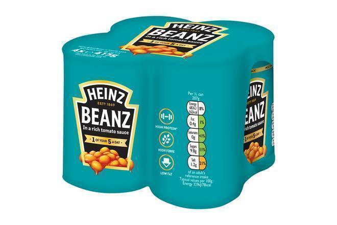 Heinz Baked Beans 415g 4pk
