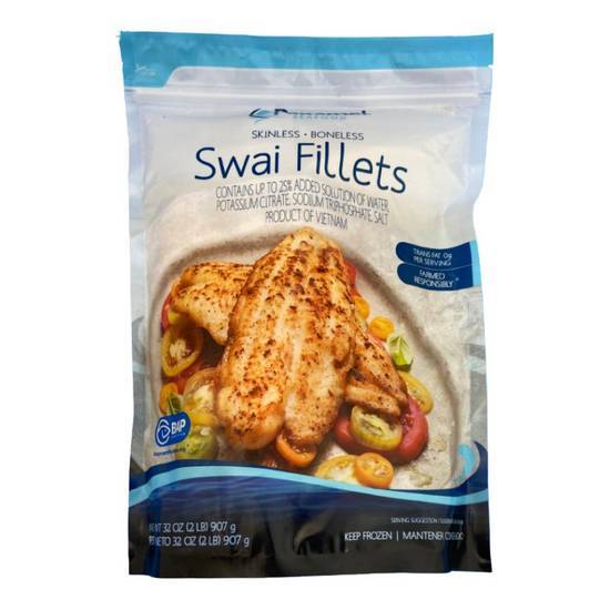 Panamei Frozen Skinless & Boneless Swai Fillets (32 oz)