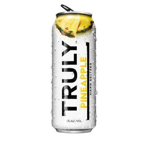 TRULY Pineapple Hard Seltzer 24oz can