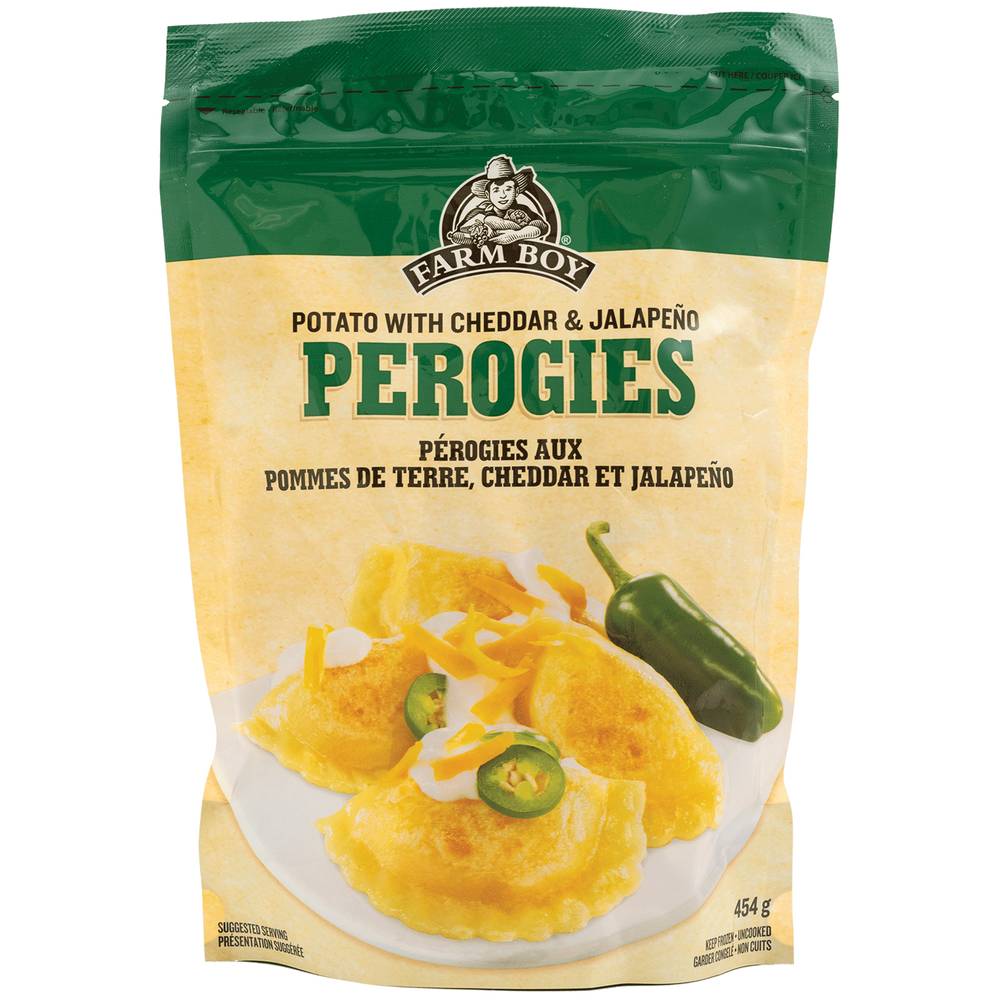 Farm Boy™ Cheddar & Jalapeño Frozen Perogies (454 g)