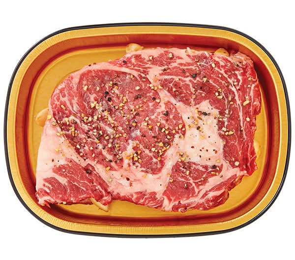 Wegmans Gold Pan Garlic Studded Beef Ribeye Steak, Ready to Cook