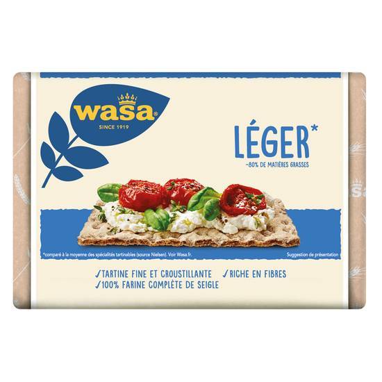 Wasa - Tartines croustillantes léger au seigle