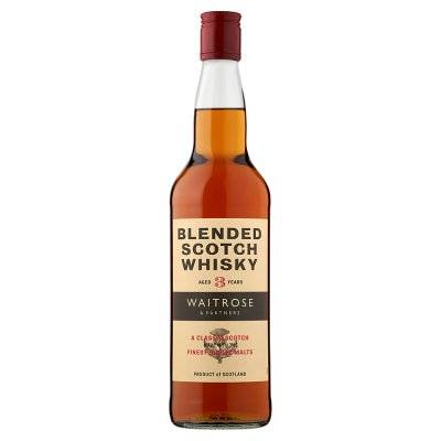 Waitrose Three Year Old Blended Scotch Whisky ( 700 ml )