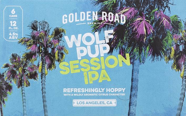 Golden Road Wolf Pup Session Ipa Beer (6 ct, 12 fl oz)