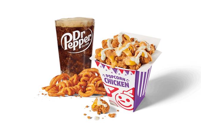 Classic Sauced & Loaded Popcorn Chicken Combo