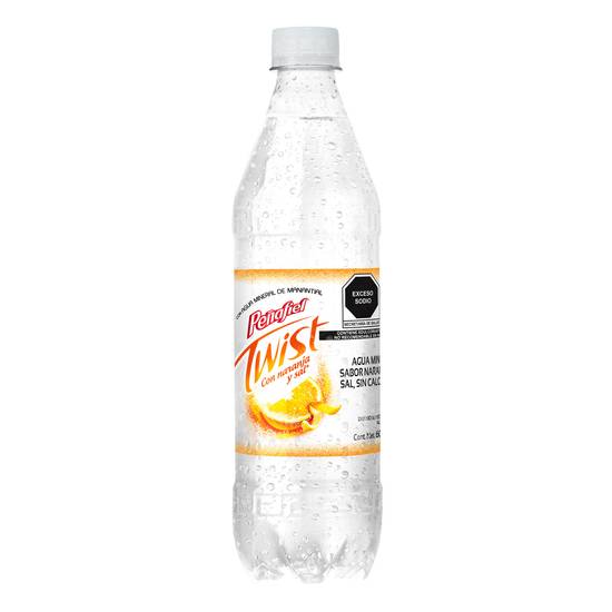 Peñafiel agua mineral twist naranja y sal (600 ml)