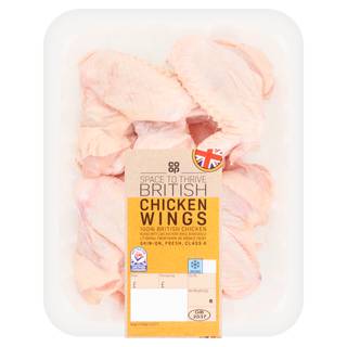 Co-op Fresh British Chicken Wings 600g