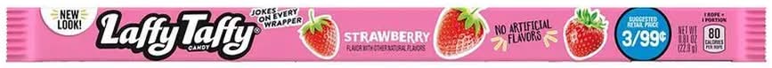 Laffy Taffy Strawberry Candy Rope