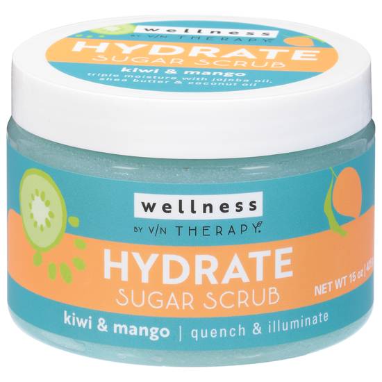 Wellness Quench & Illuminate Hydrate Sugar Scrub ( kiwi & mango)