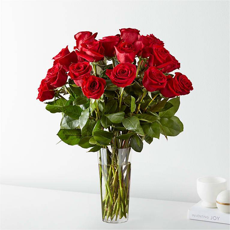 24 Long Stem Red Roses