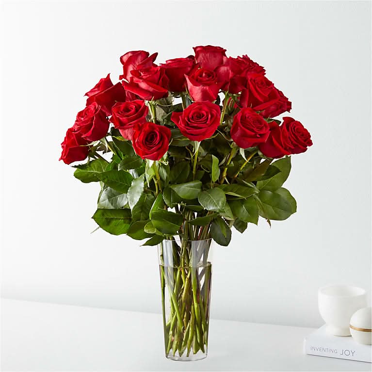 24 Long Stem Red Roses