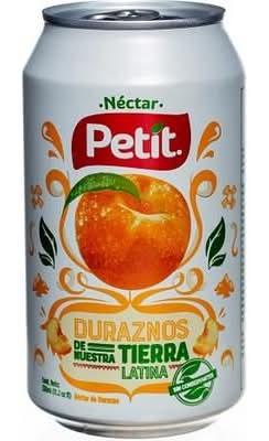 Bebida Néctar Petit Durazno Lata 330 ml
