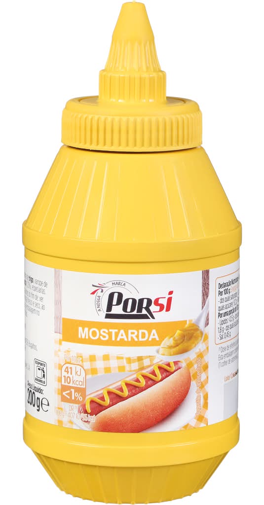 PorSi  - Mostardeiro, embalagem de 200g