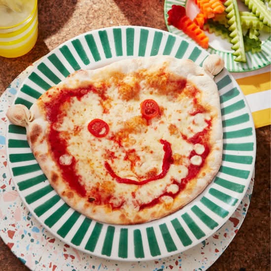 Happy Face Pizza