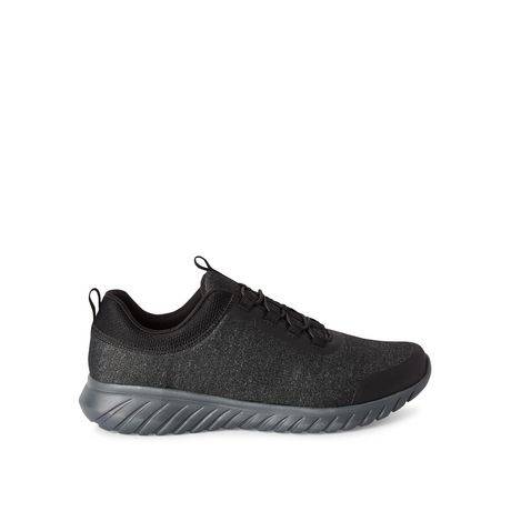 Athletic Works Men''s Slide Sneakers (Color: Black, Size: 10)