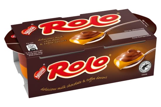 Rolo Milk Chocolate & Toffee, Delicious Dessert (2 x 65g)
