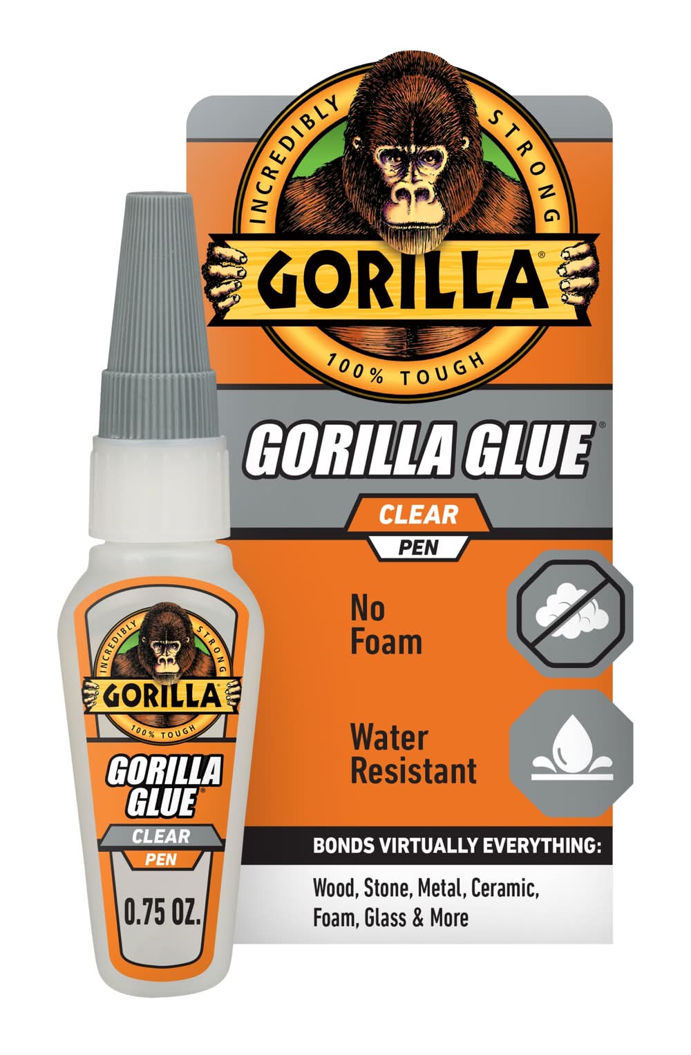 Gorilla Clear Pen 0.75 -fl oz All purpose Liquid Multipurpose Adhesive