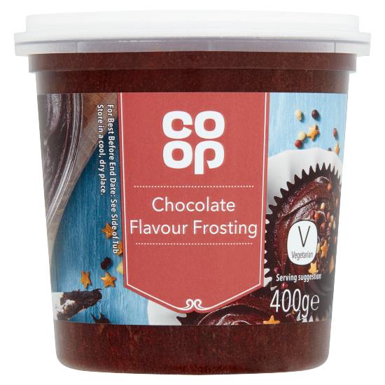 Co-Op Chocolate Flavour Frosting 400g