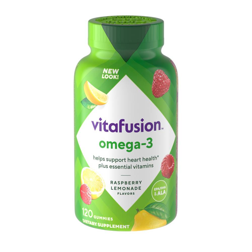 Vitafusion Berry Lemonade Flavor Omega-3 Vitamins (120 ct)