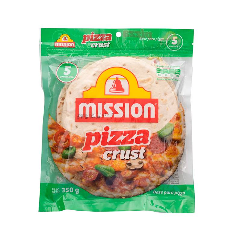 Mission base para pizza crust (5 un)