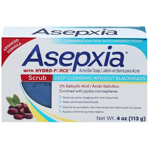 Asepxia Soap Scrub Bar Floral - 4.0 OZ