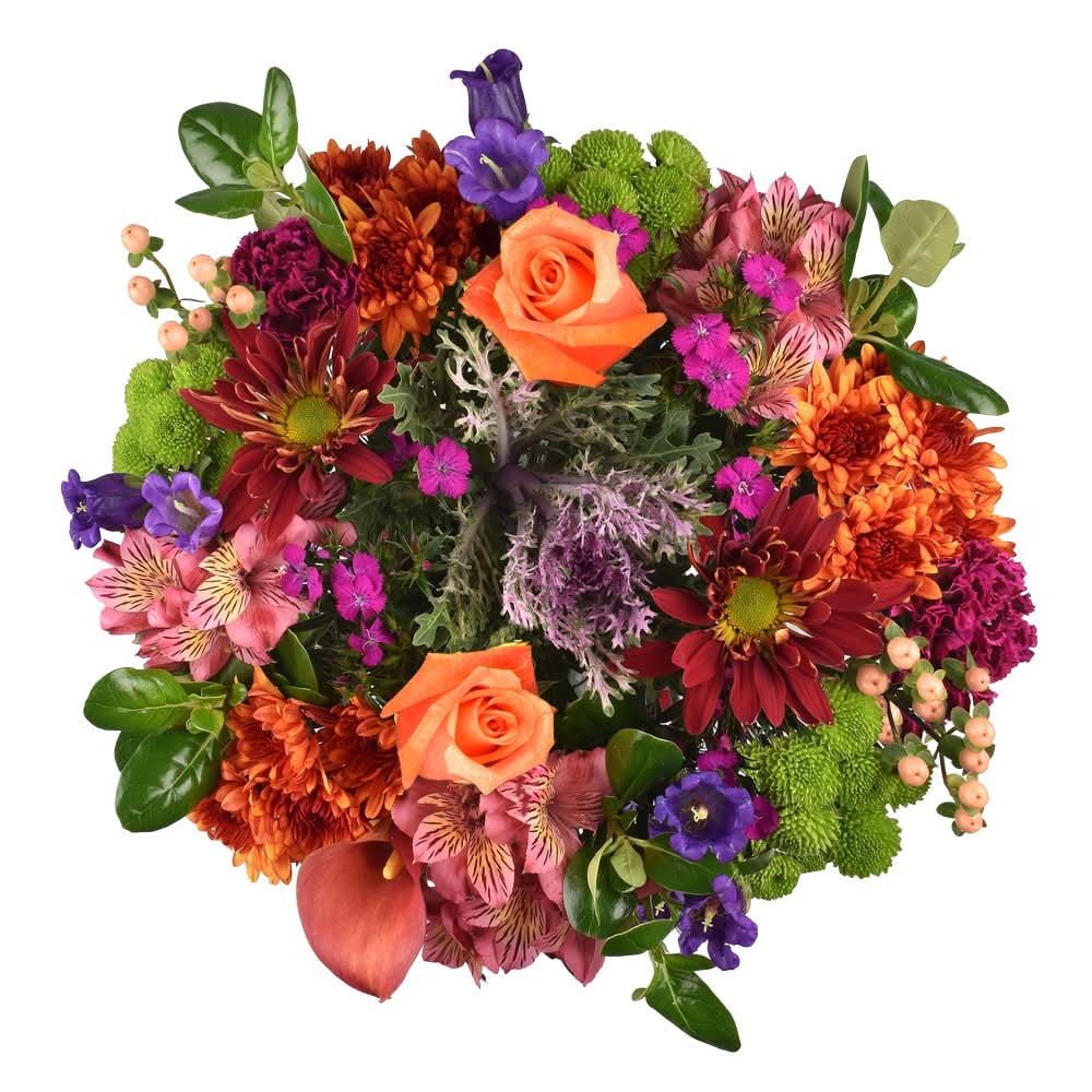 Bloom Haus Flowers Whimsical Bouquet, Yellow / Orange / Pink