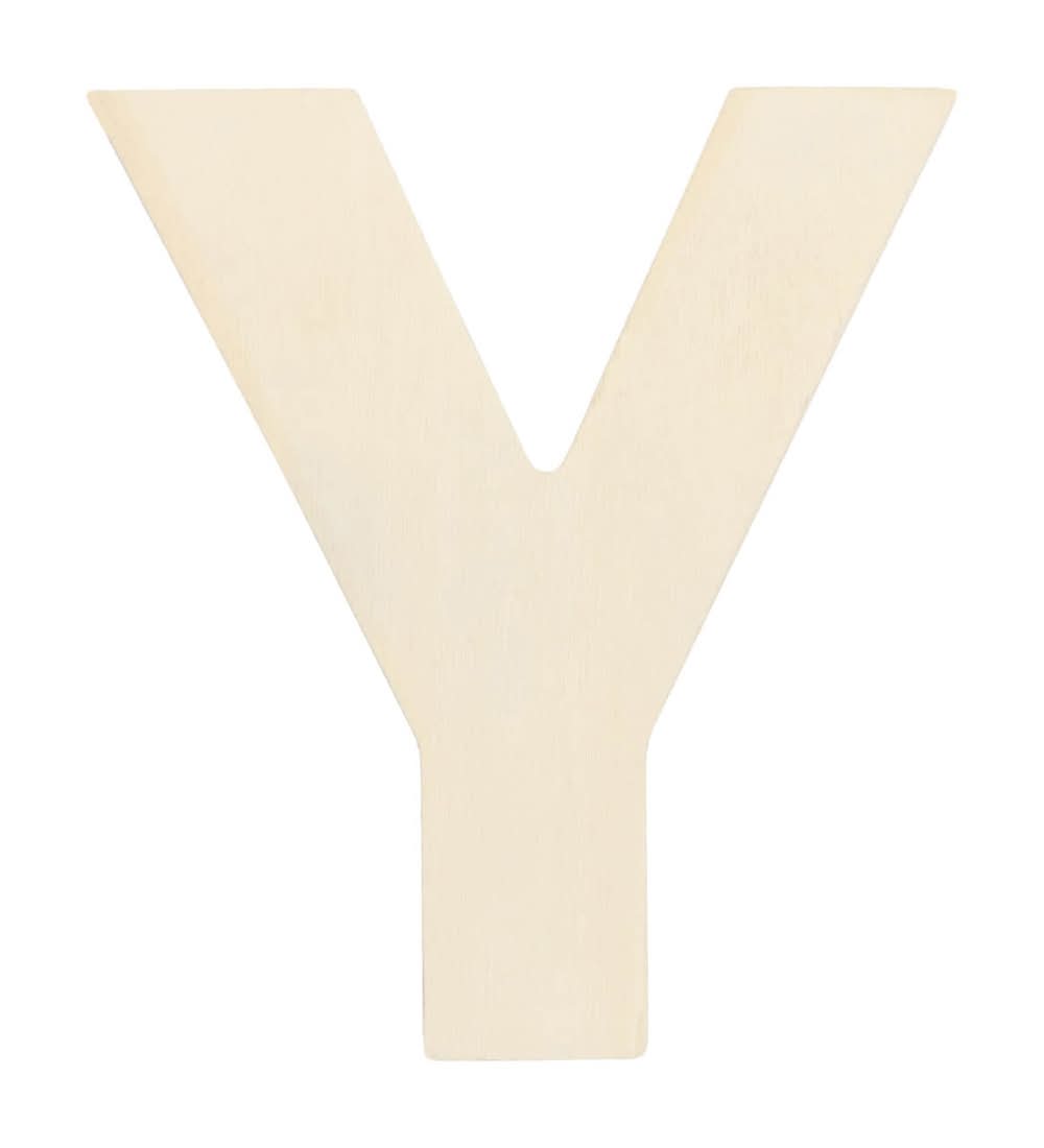 Wooden Letter Y