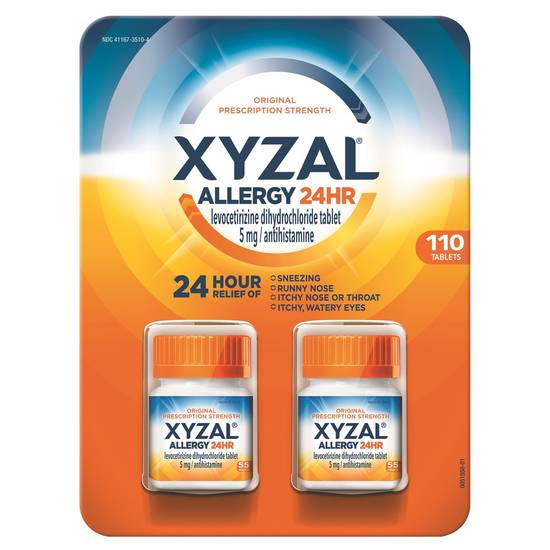 Xyzal Allergy 24hr (110 tablets)