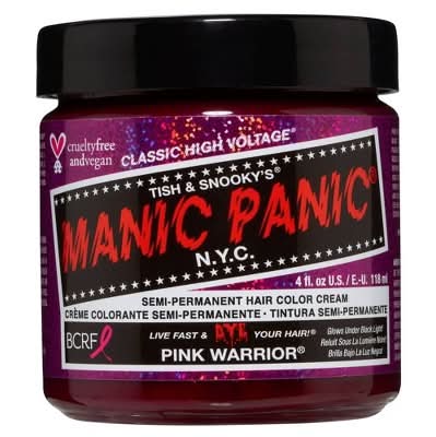 Manic Panic Classic Temporary Hair Colo Cream, Pink (4 fl oz)