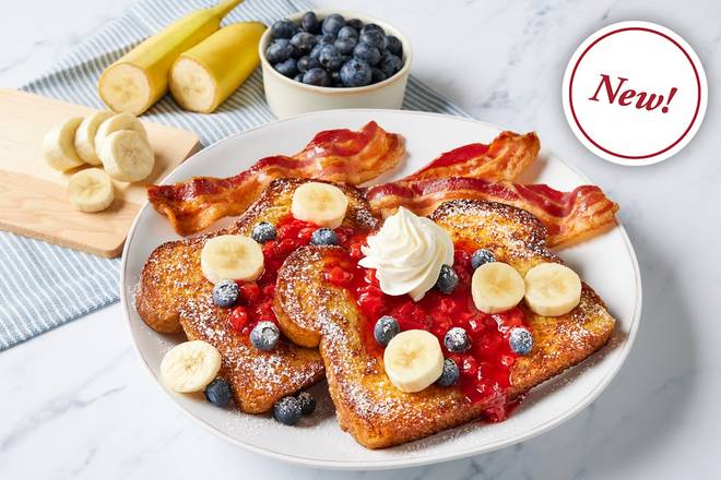 Red, White & Blueberry French Toast Combo