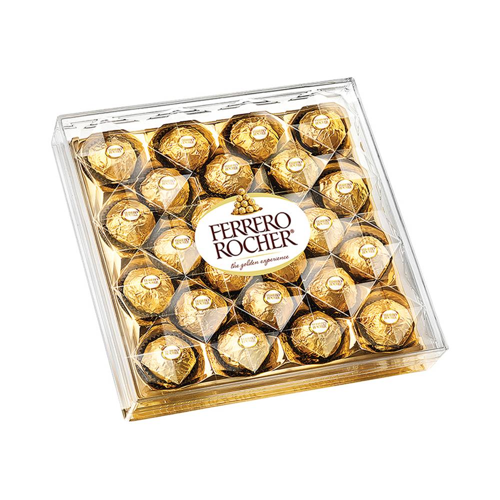 Ferrero Rocher · Chocolate con trocitos avellana (24 un)